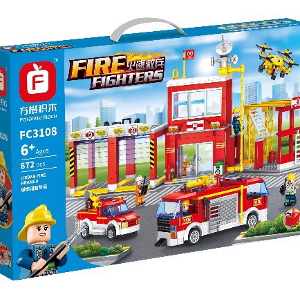 FC3108 City Fire Division, 872PCS