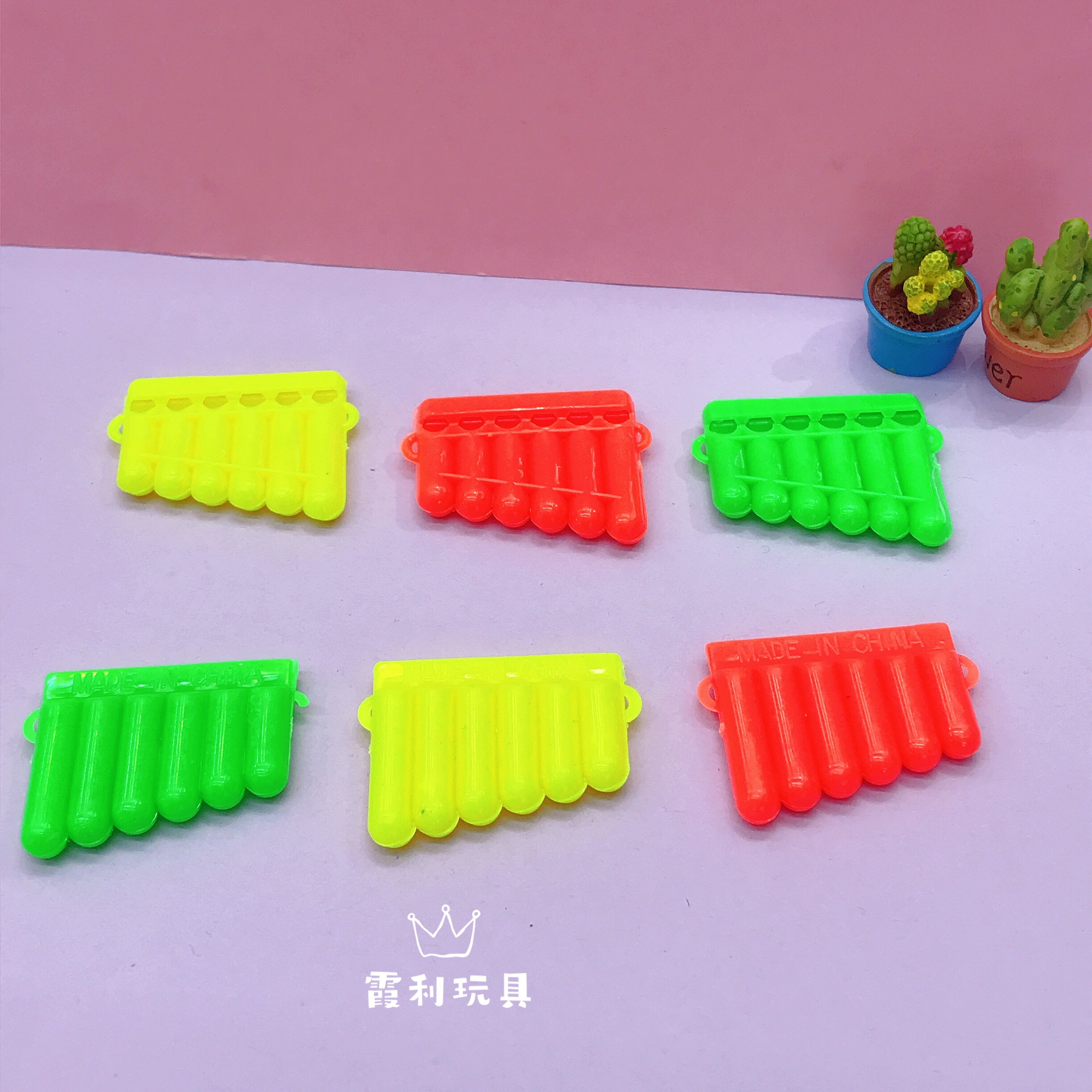 Mini harmonica children's plastic toy gift gashapon detail image 2
