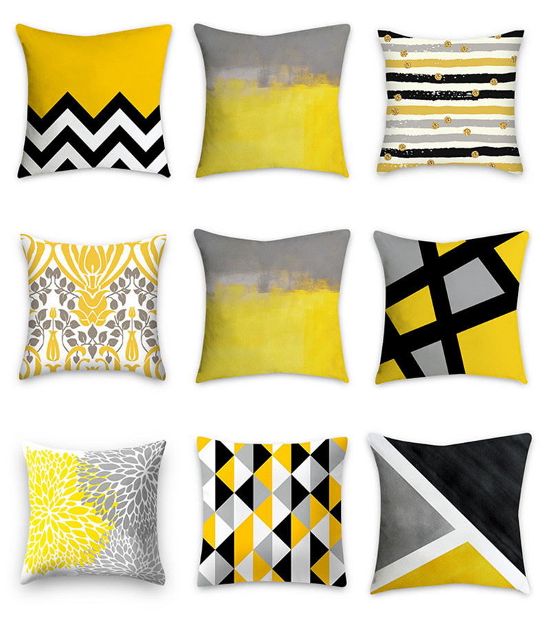 Modern printed throw pillows and cushions detail image 18