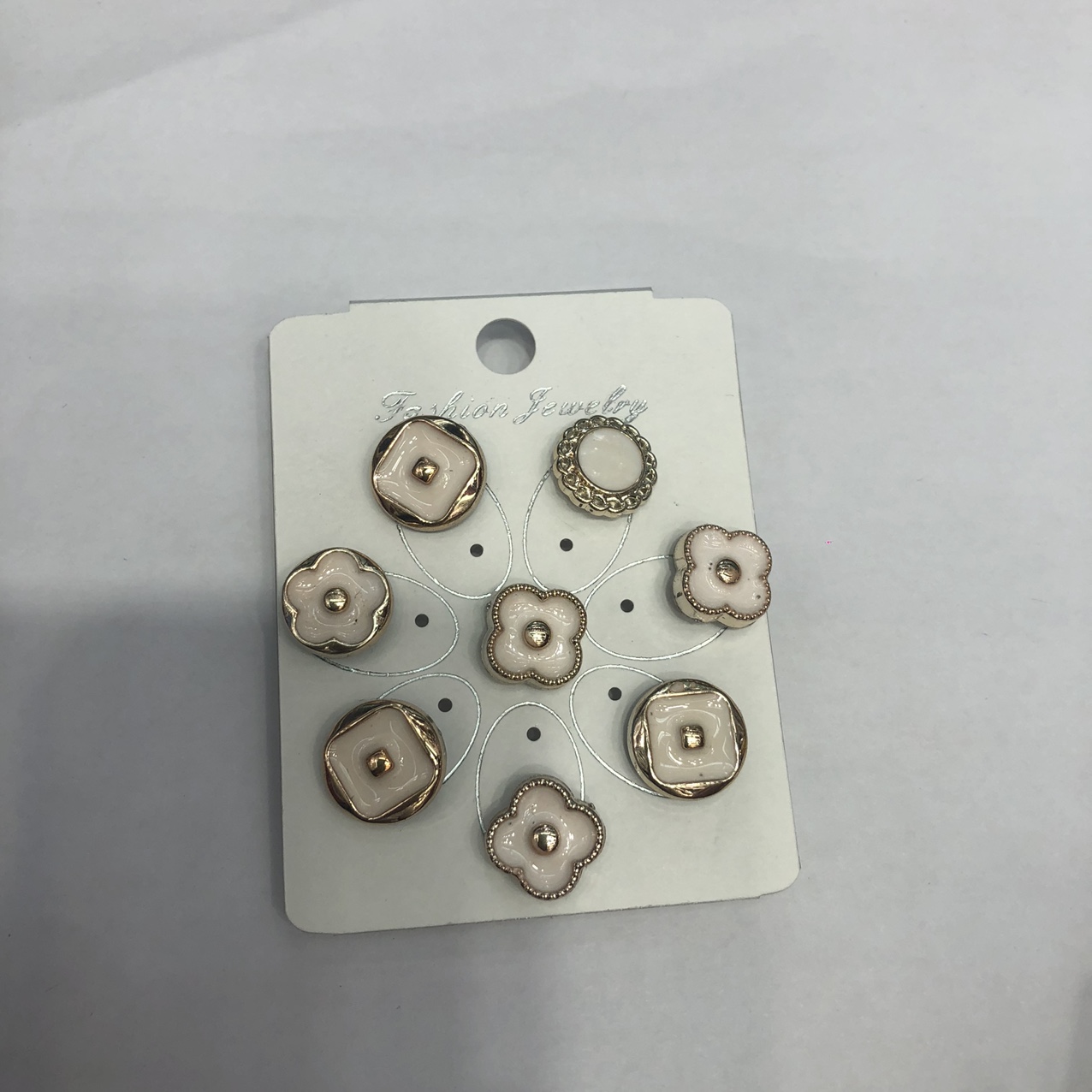 A blend of imitation slip button dress chest button accessories anti-exposure button simple invisible button