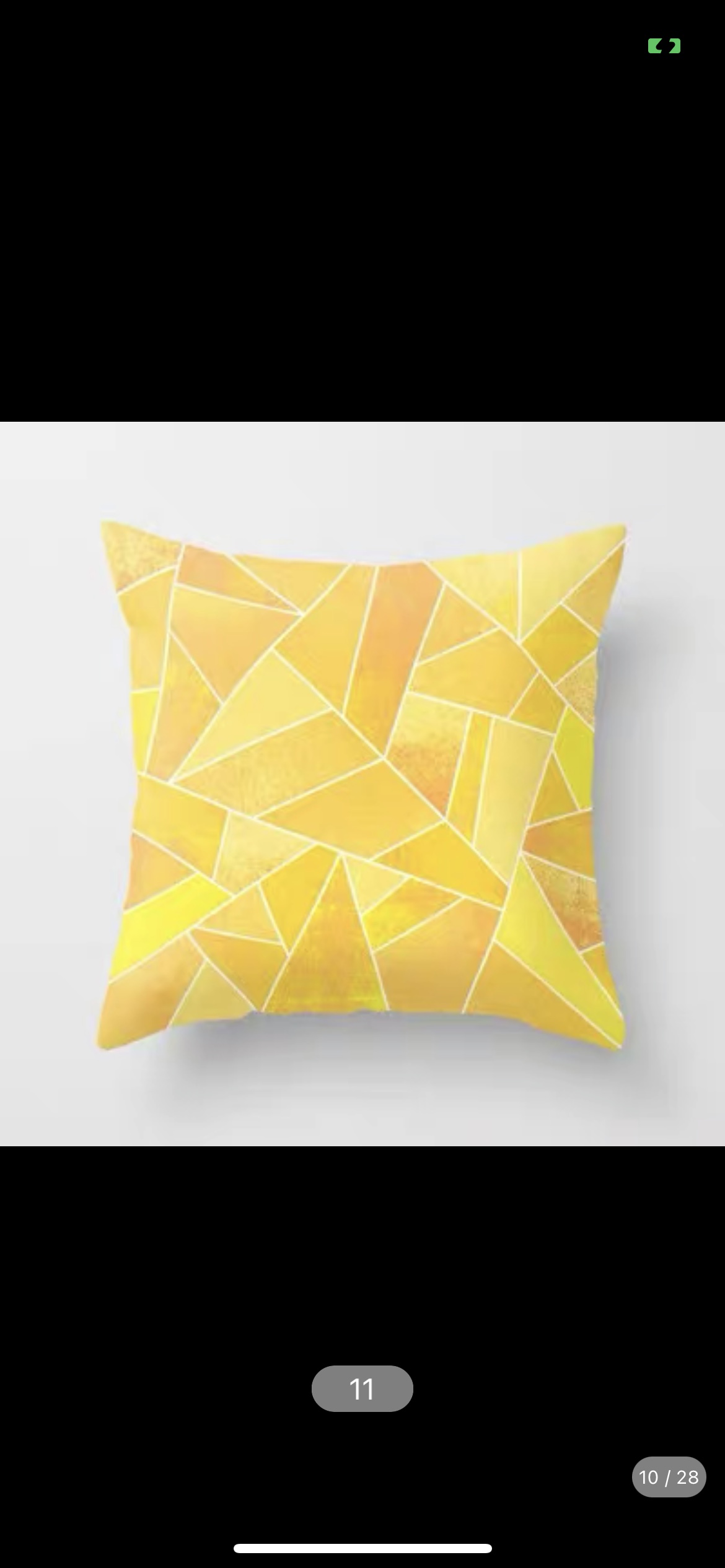 Modern printed throw pillows and cushions detail image 10