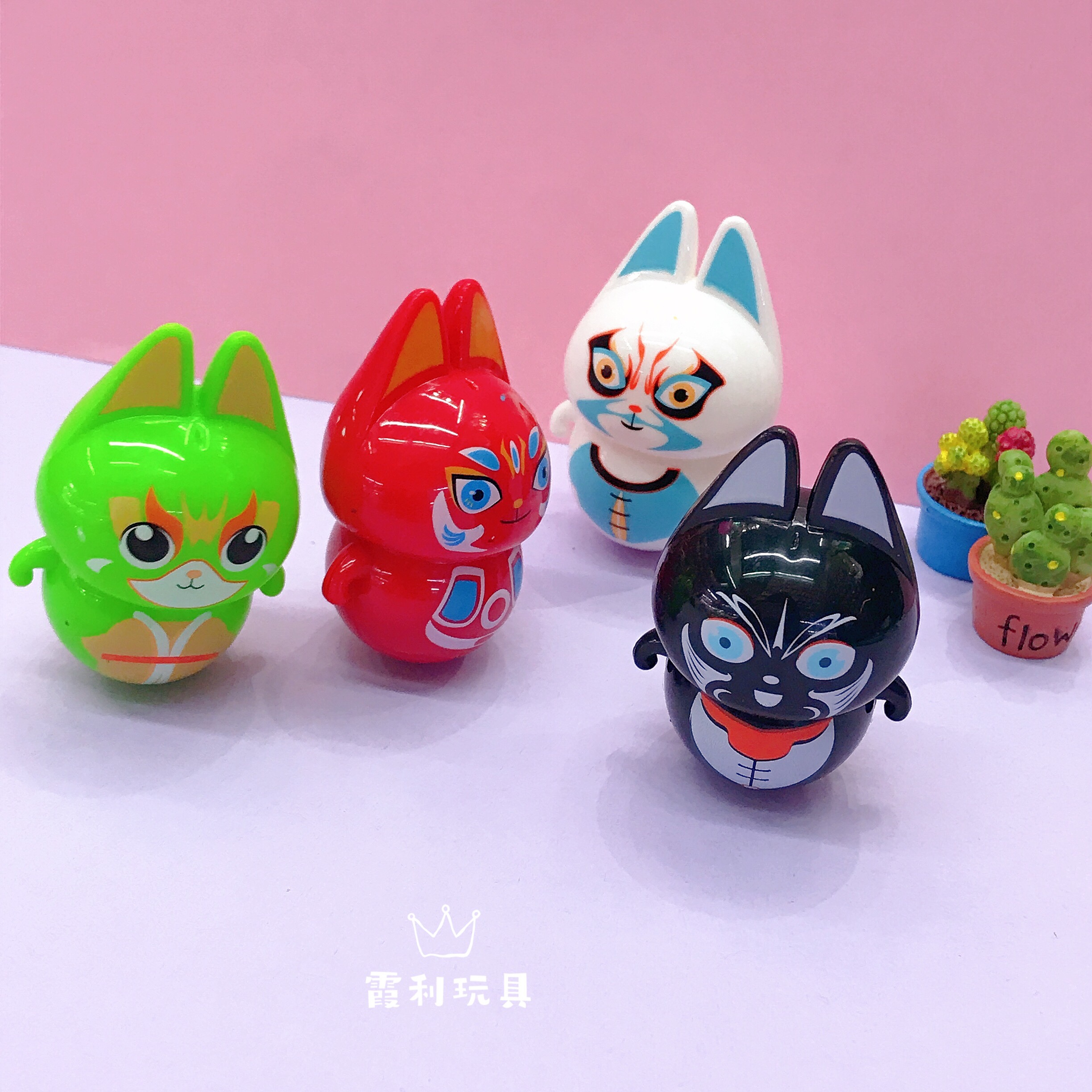 Facial mask doll, children's plastic toy, gift gacha Specification image
