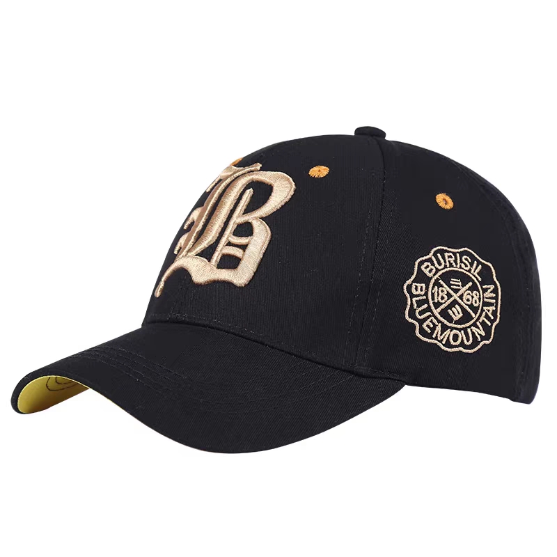 Men's baseball caps, Korean-style trendsetters' summer all-rounder black and white casual Instagram trendy brand women's summer fashionable baseball caps Specification image