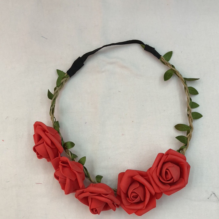 Foam rose hair tie accessories can be mixed in color