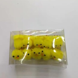 复活节256小鸡玩具仿真可爱毛绒小鸡