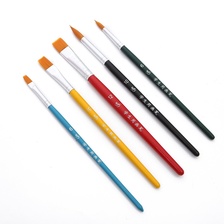 套装画笔 尖型画笔 尼龙毛画笔学生文具油画笔厂家直销 斜头画笔套装批发79