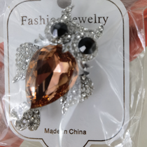 Stained glass Owl fashion brooch