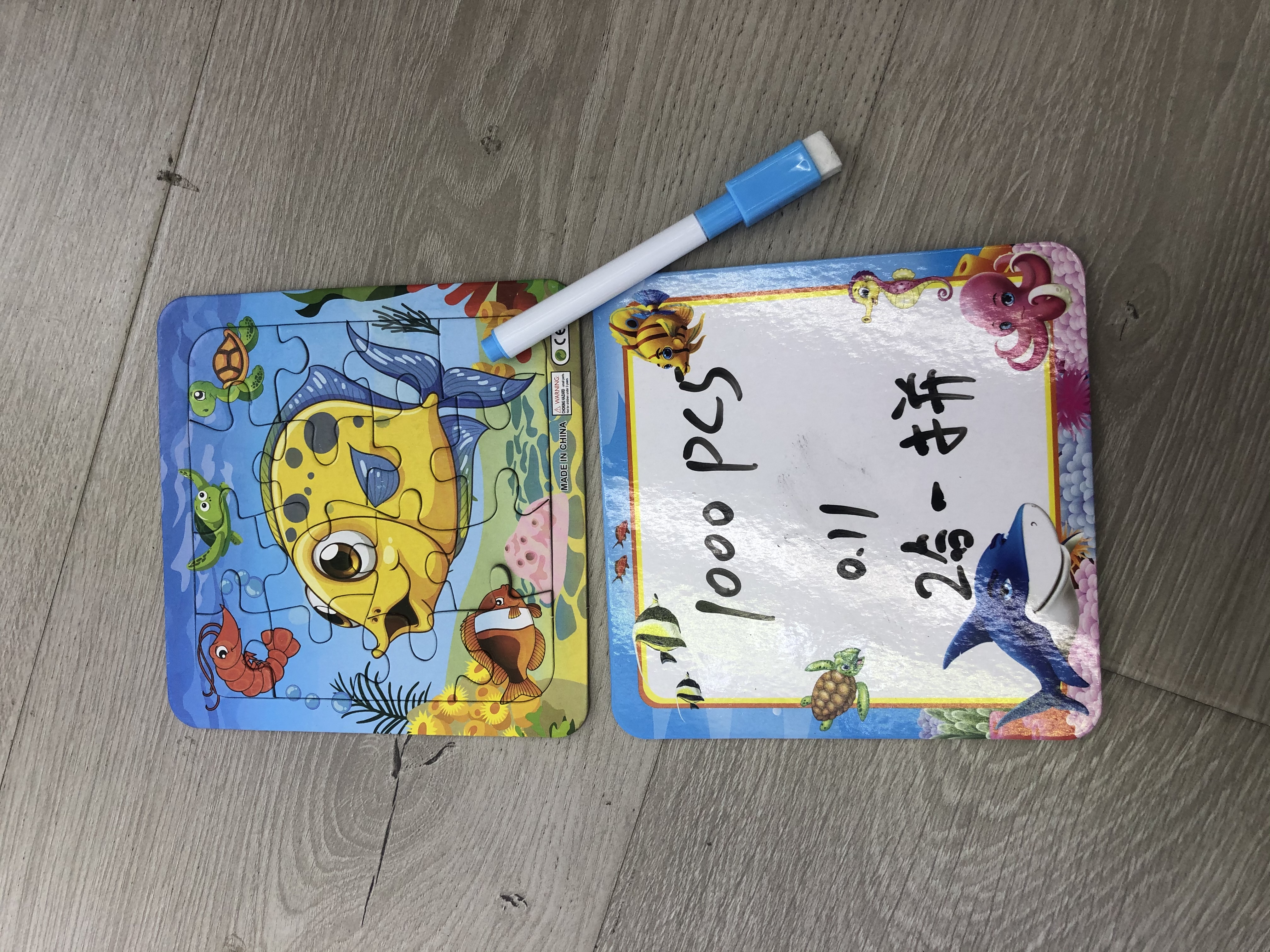 拼图2合一套装鱼细节图