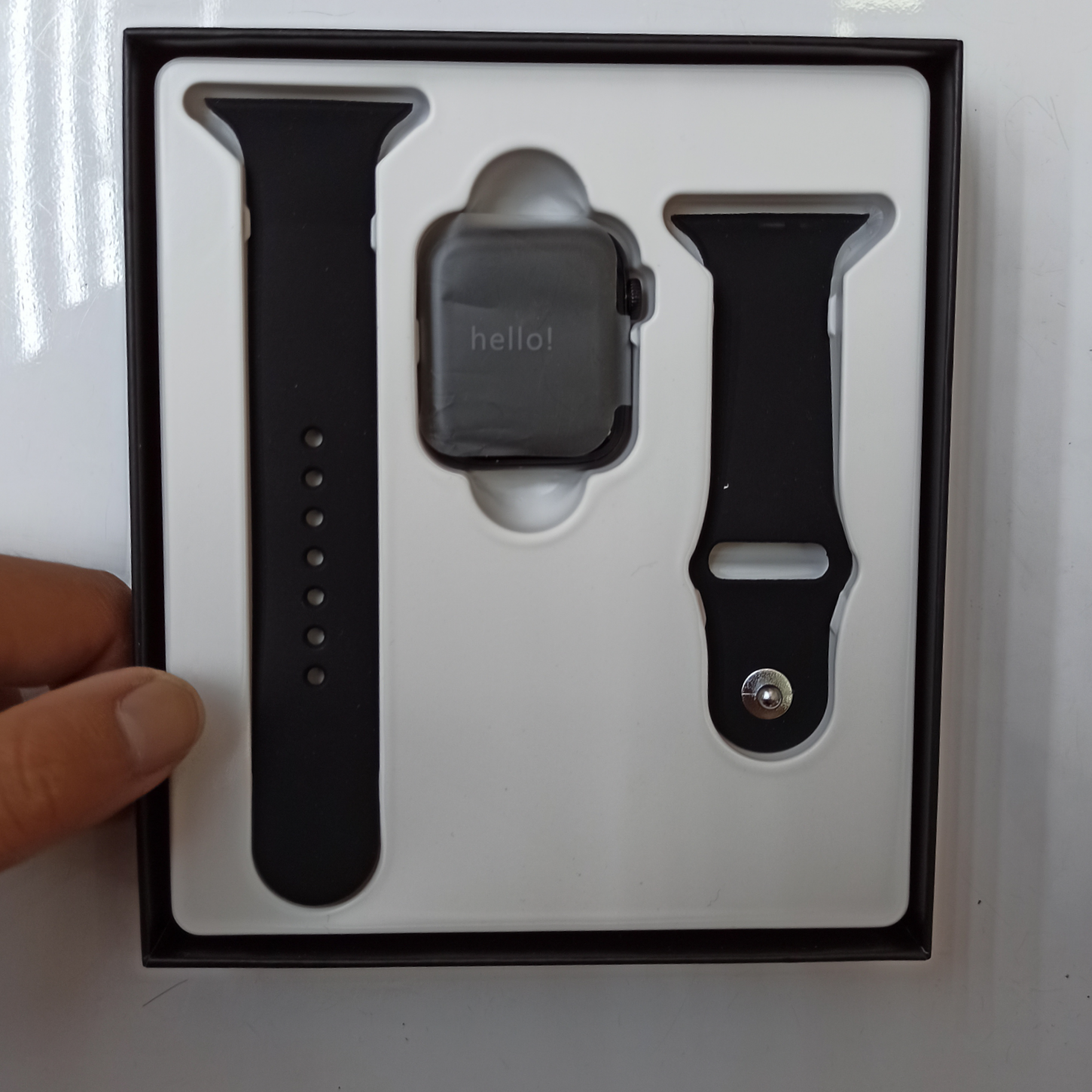 工厂直销智能N28手表温度检测血氧测量心率测量睡眠图