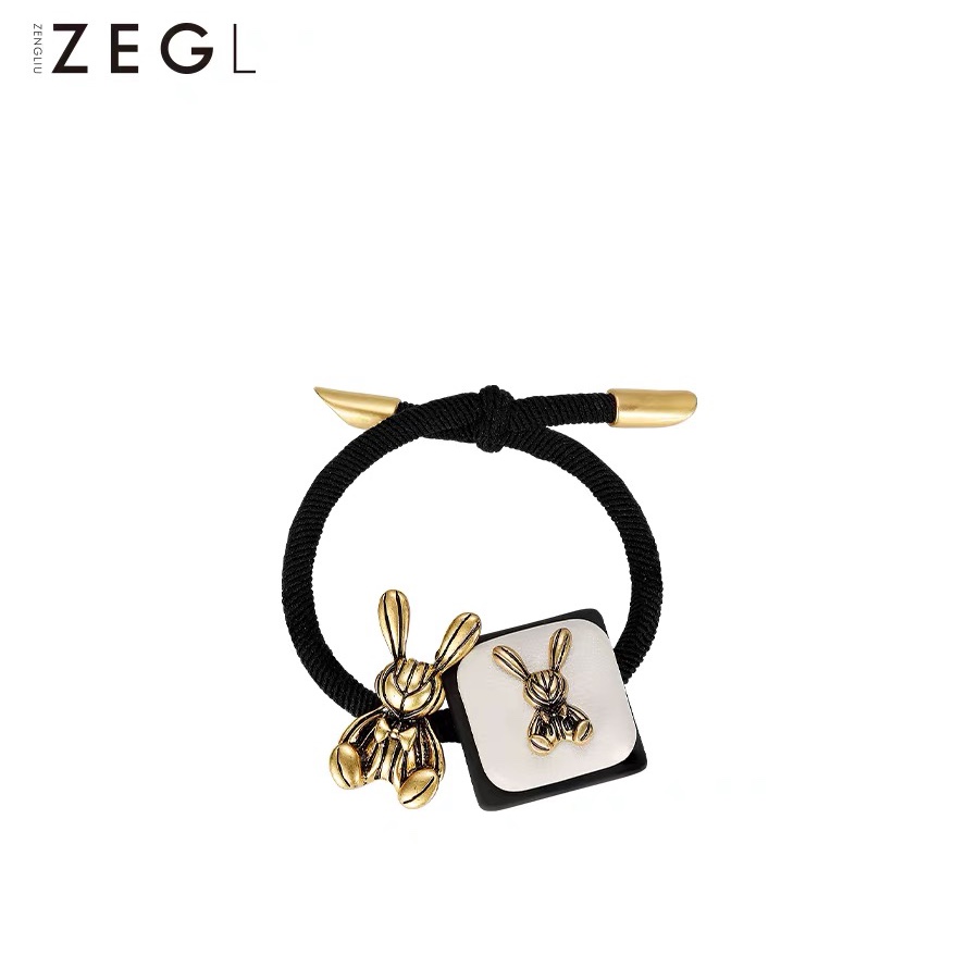 Emiya retro rabbit hair tie, female Internet celebrity Instagram hair tie, hair band, hair band, simple and elegant Korean hair accessory 033