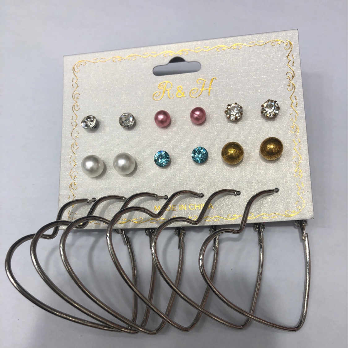Love ear loops and studs