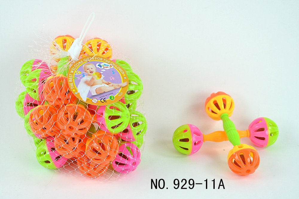 Baby rattle toy Teether puzzle Early education 0-3 months baby 6 to 1 year old newborn 5 boys and girls 11A Item Picture