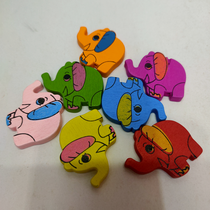 Manufacturers direct wood accessories elephant color mixing