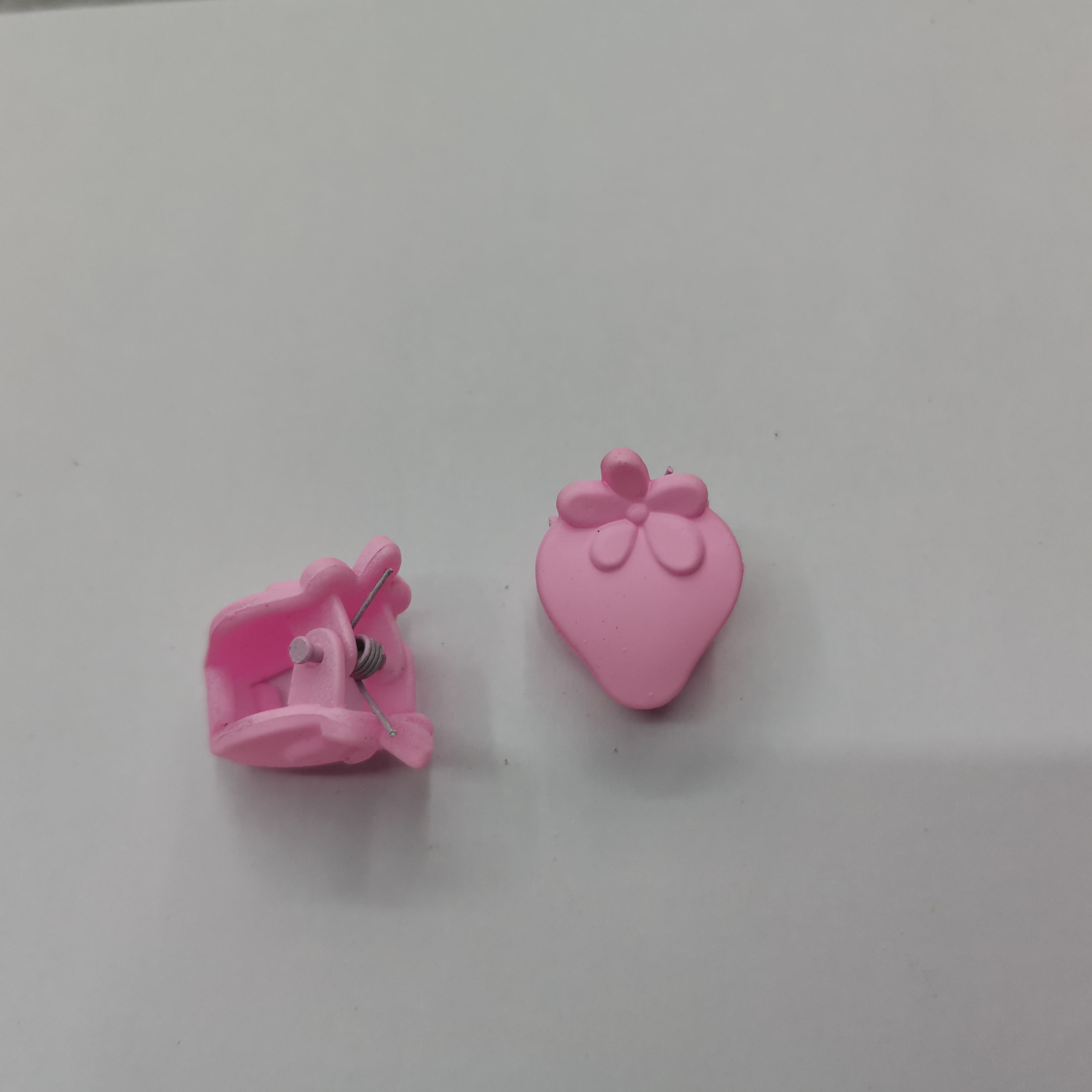 小草莓粉色发夹
