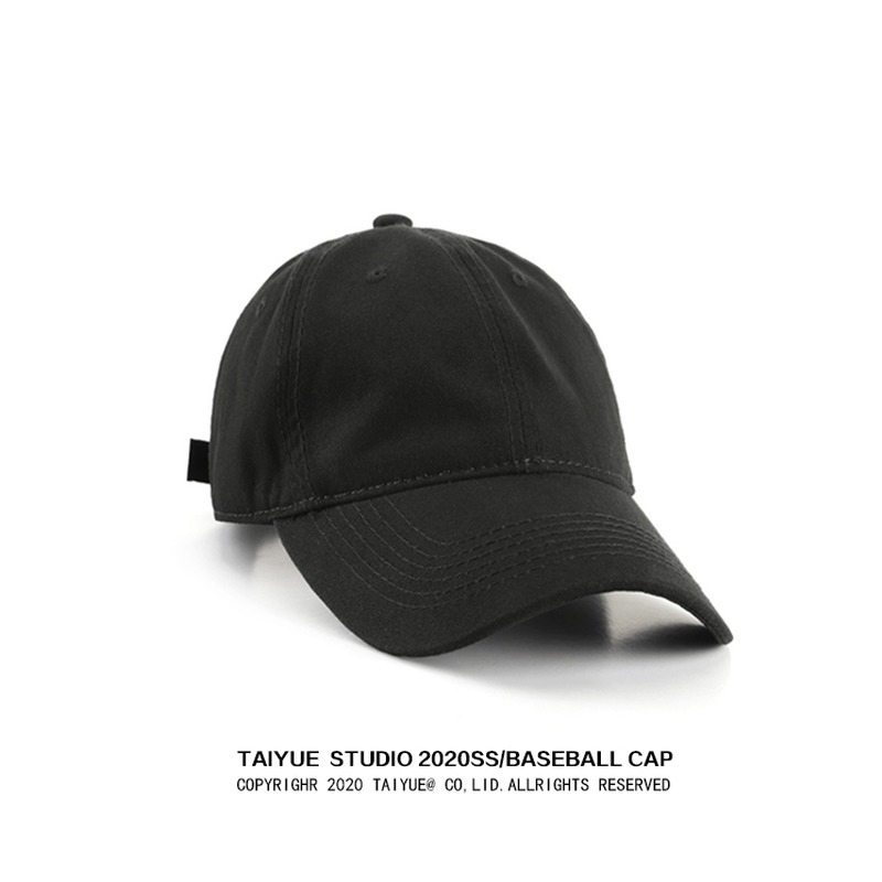 High-quality classic glossy baseball caps, men's and women's trendy ins brand, beige, Japanese khaki, versatile for spring and summer Specification image