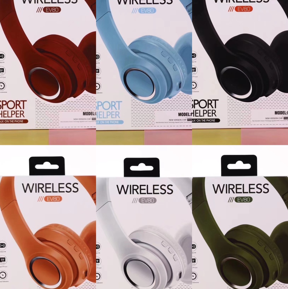 EV80 Bluetooth headphones, wireless headphones