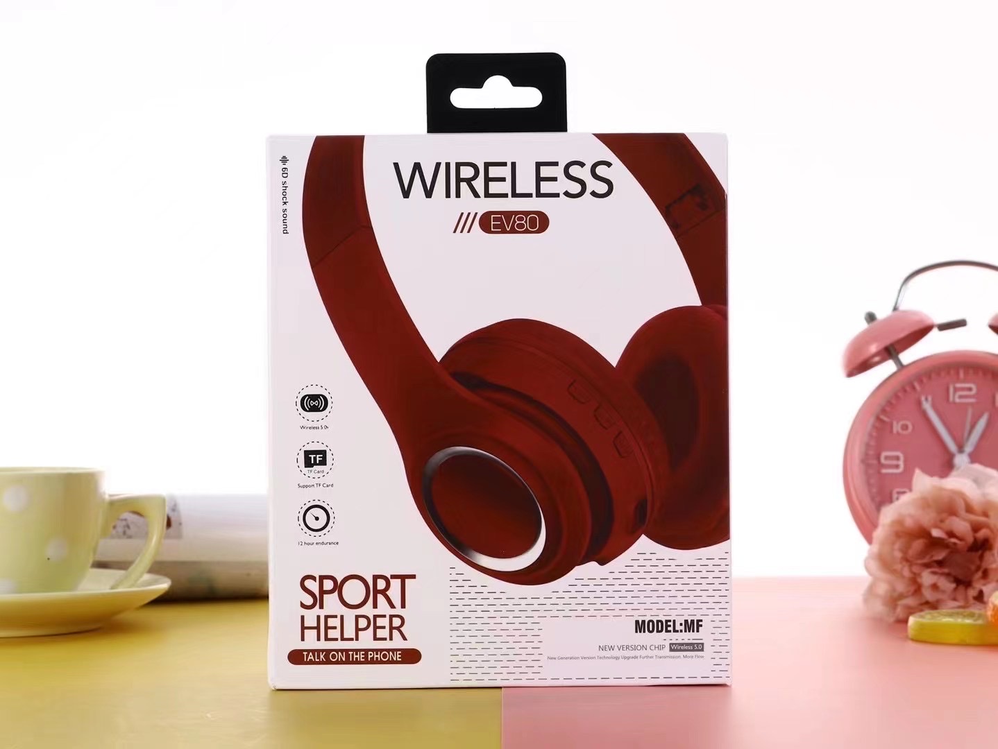 EV80 Bluetooth headphones, wireless headphones detail image 4
