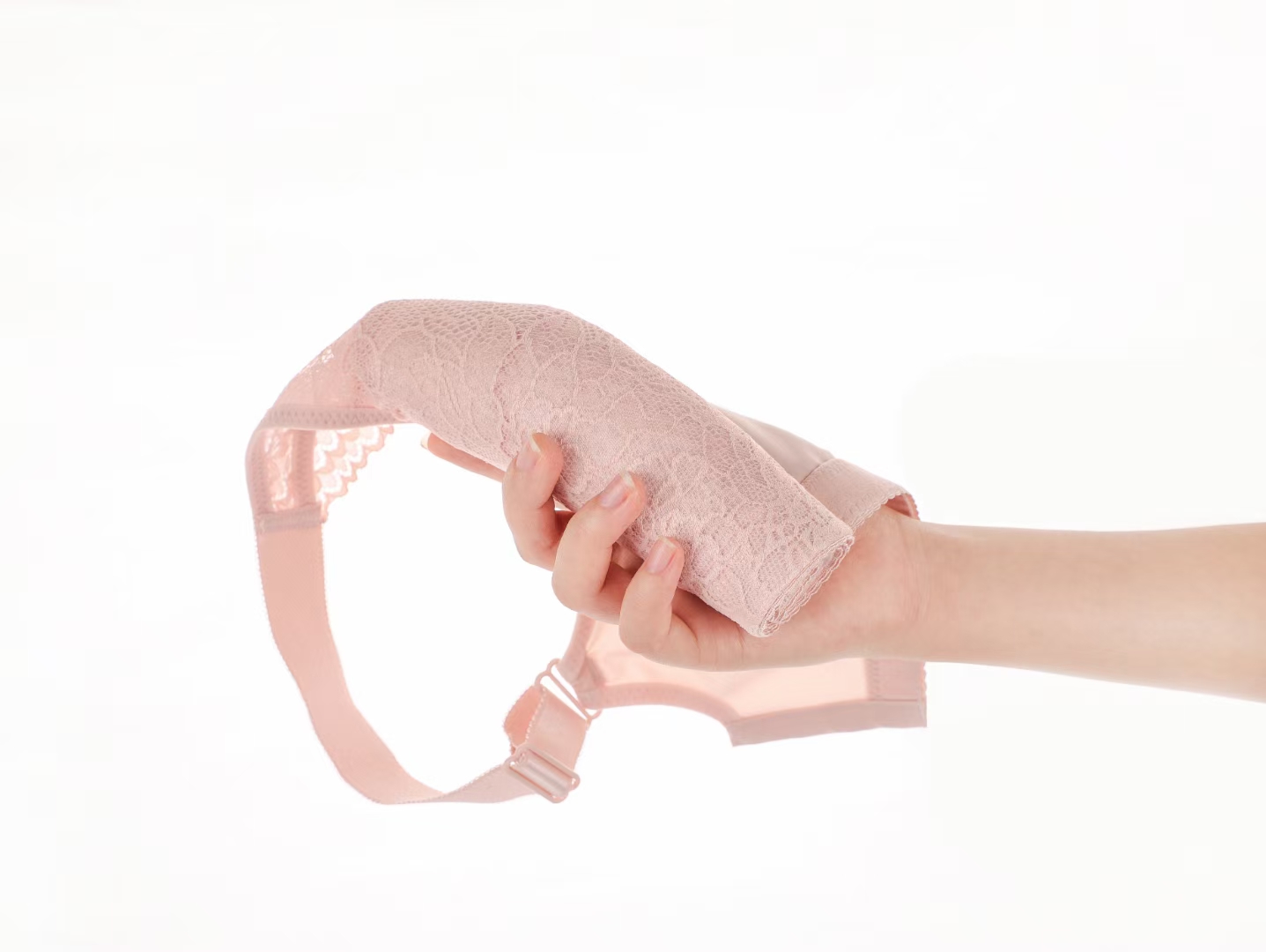 Ultra-thin bra without underwire sandwich Ultra-thin wide-shoulder adjustable bra detail image 9