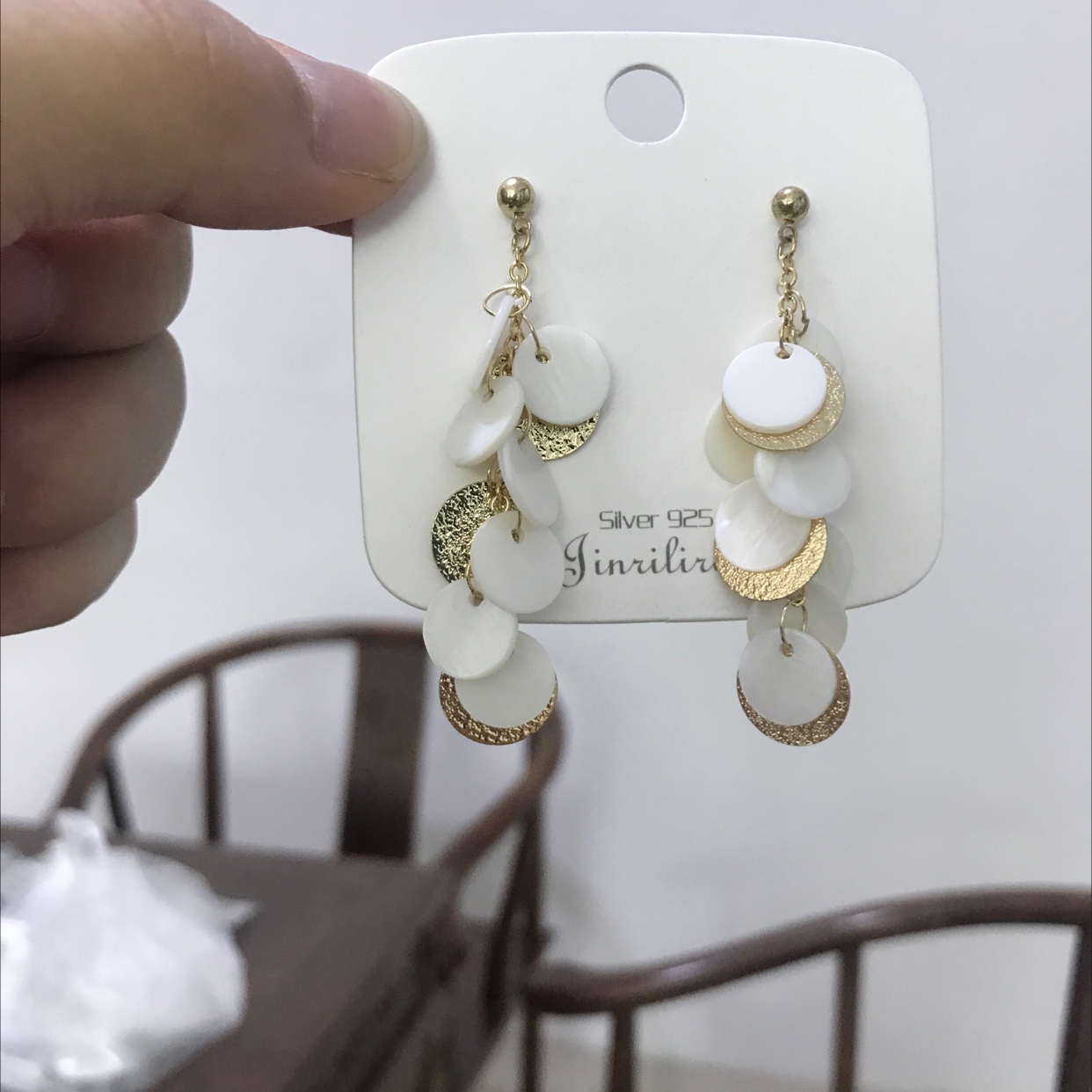 Today beauty Korean version earrings handmade product design