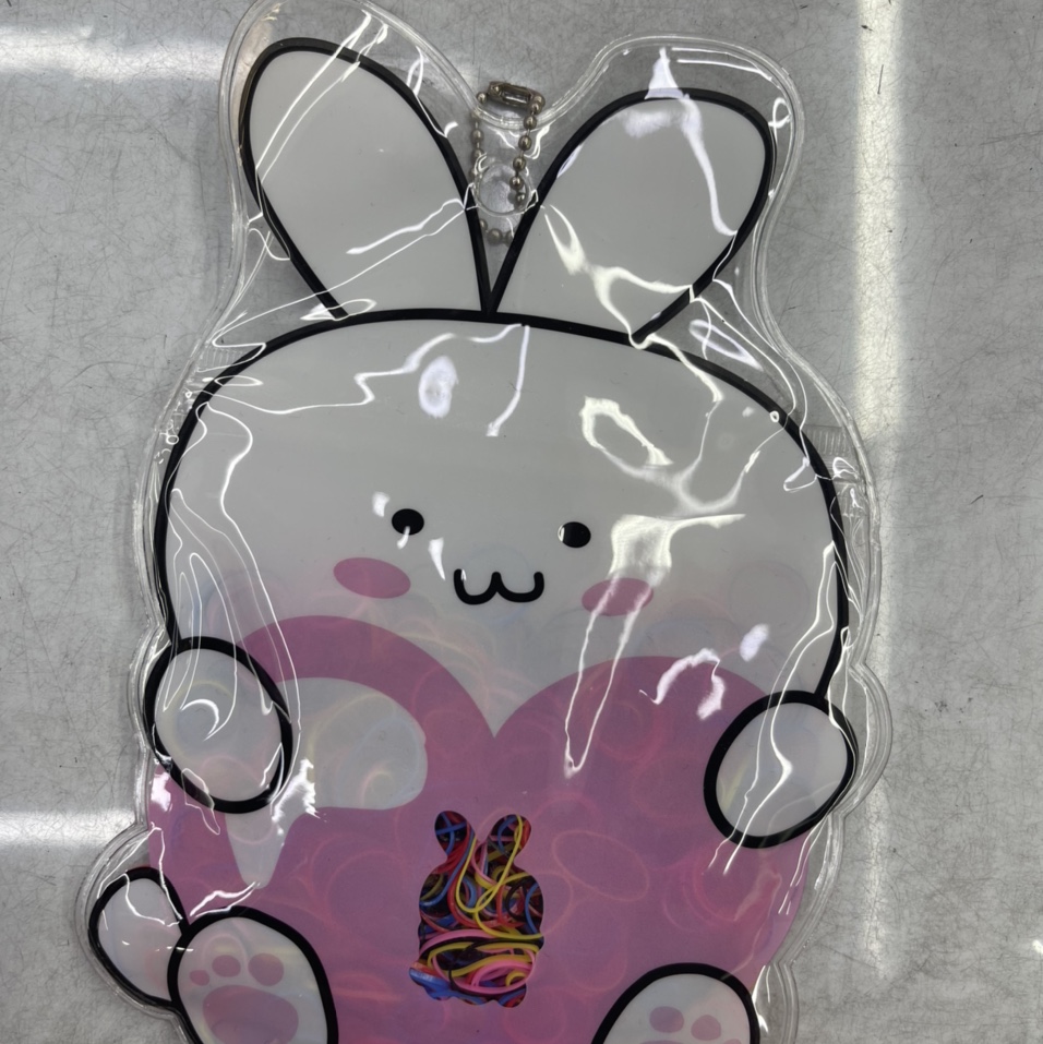 White Rabbit children's rubber band FR ornament 4024 Plastic children's small rubber band