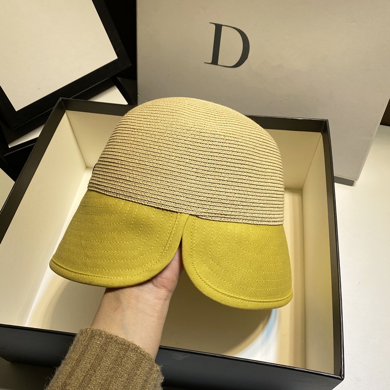 网红街拍夏季日系渔夫帽盆帽乞丐水桶帽女草帽透气遮阳防晒太阳帽01