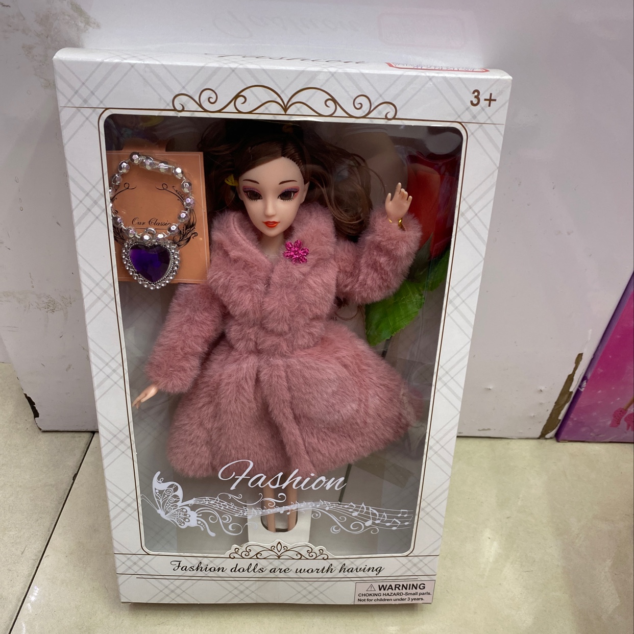 冬款毛衣娃娃套装