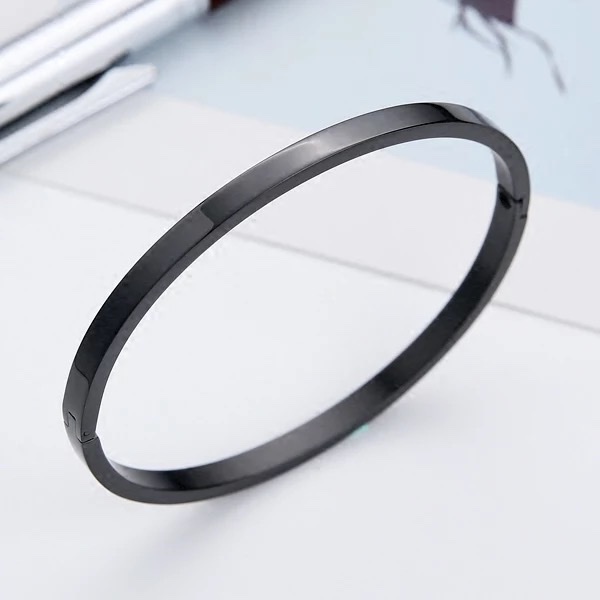 Titanium steel non-fading, light luxury, simple, fashionable, trendy, versatile, retro and cold style bracelet 4 Specification image