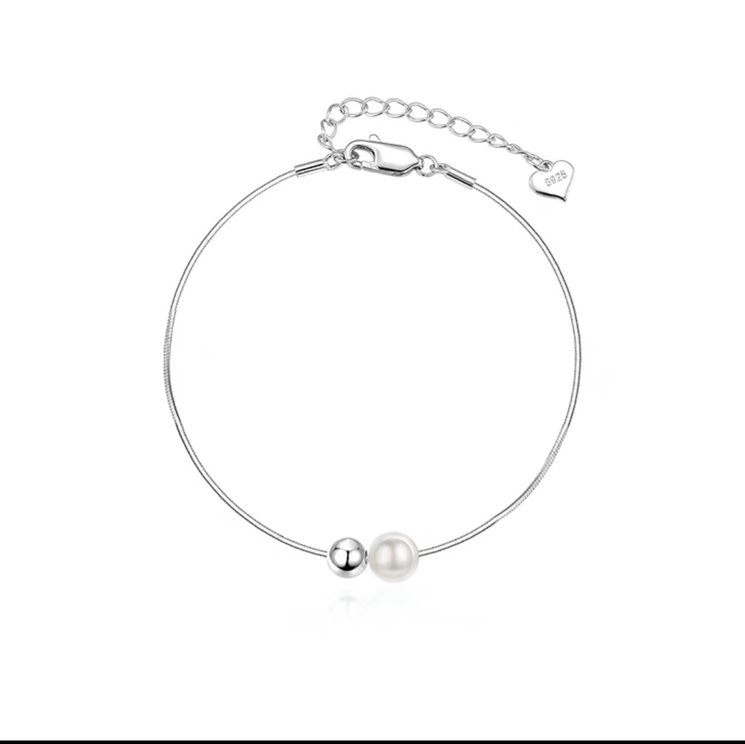 Pearl chain bracelet