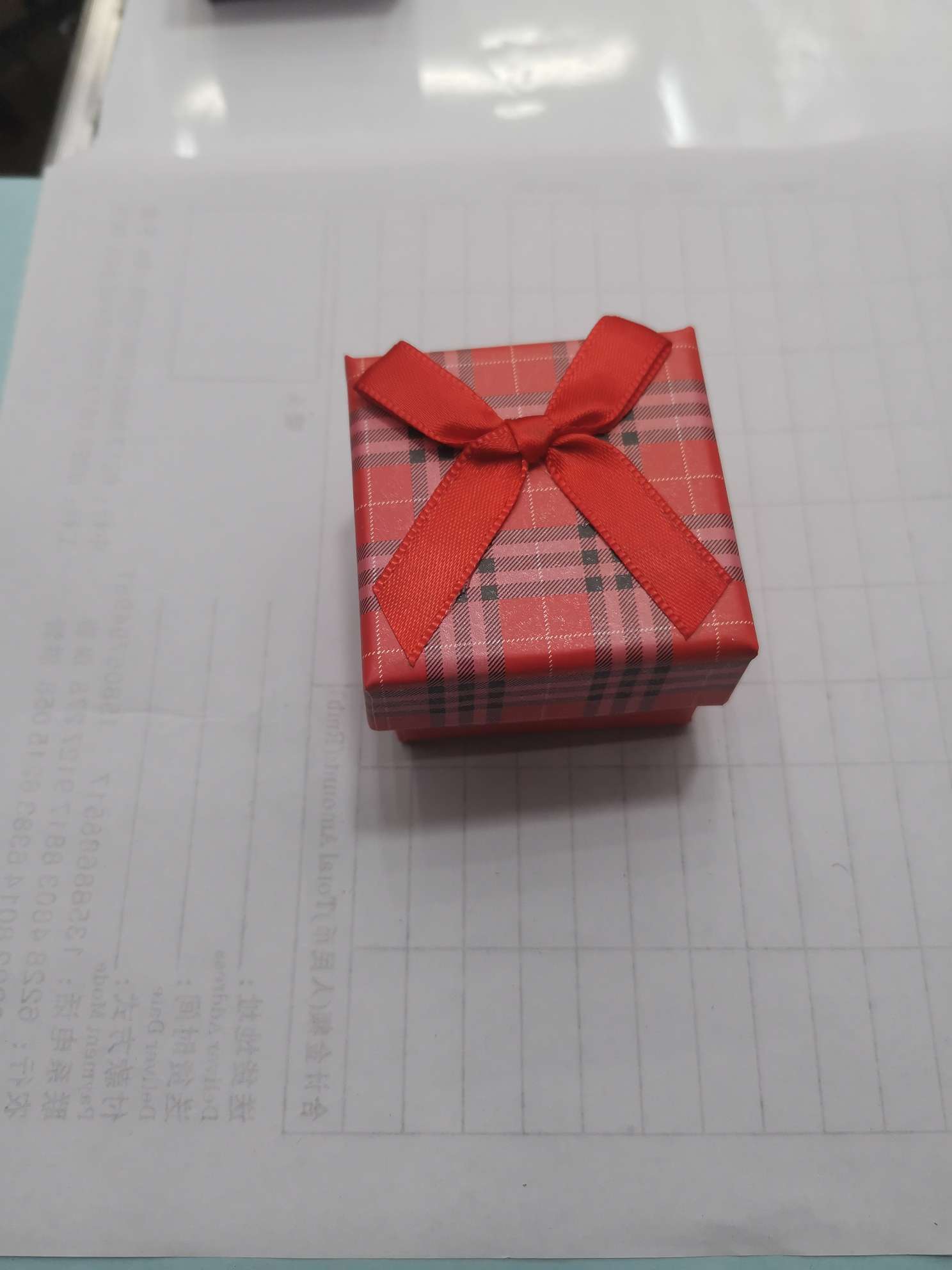 蝴蝶结戒指盒产品图