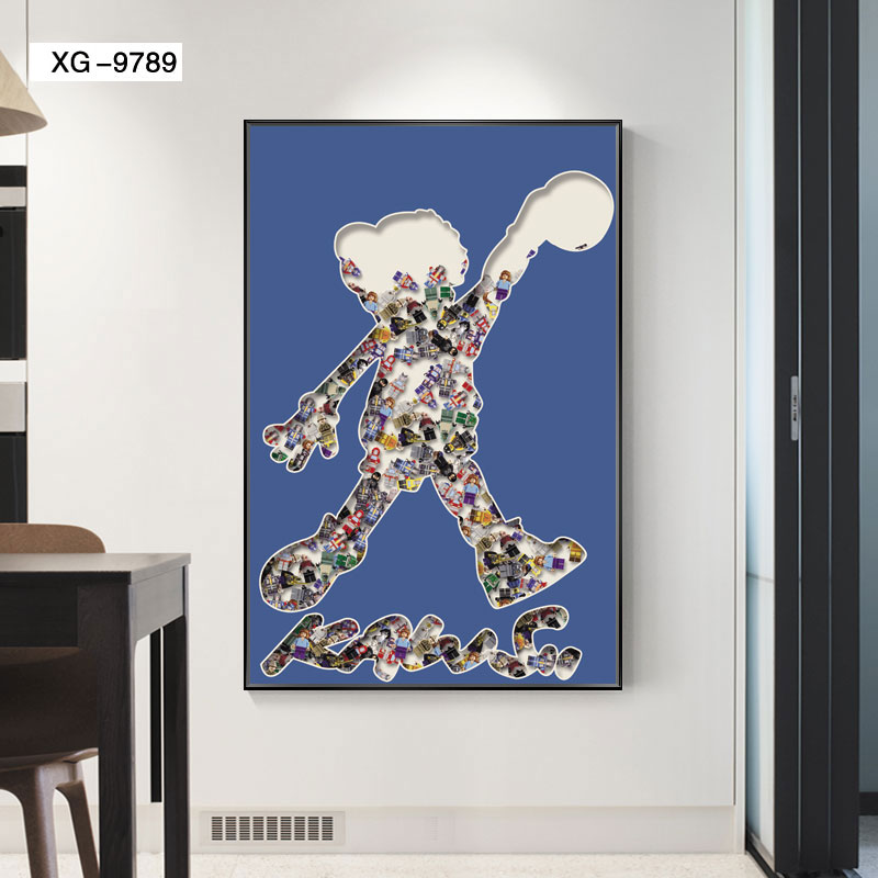 铝合金晶瓷晶贝玄关现代装饰画4️⃣