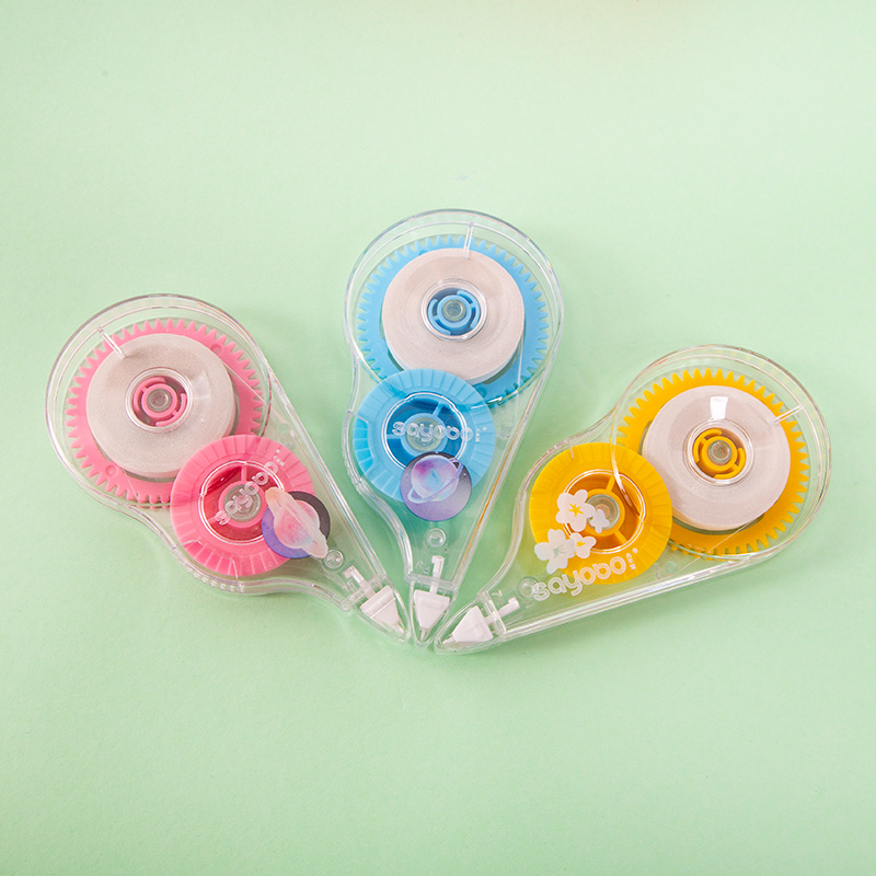 YB-8014 12-meter correction tape PET transparent continuous tape correction tape Specification drawing