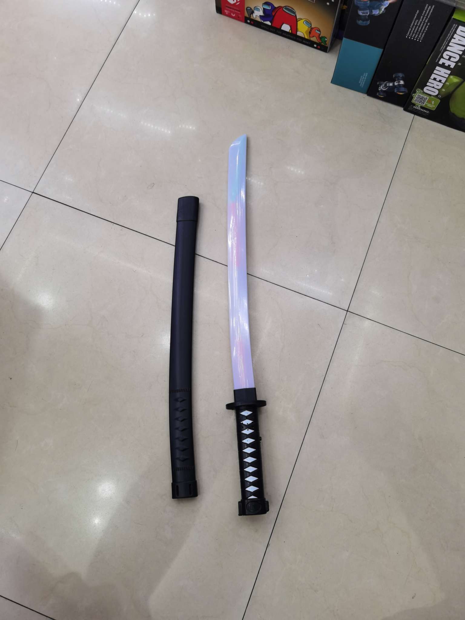 Japanese samurai light sword details Picture