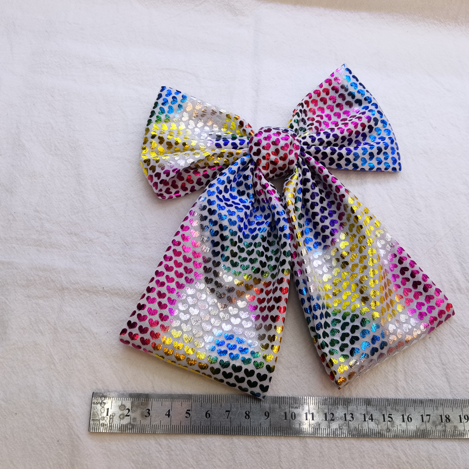 Korean Color Bow Hair Clip Oversized Bow Headgear Spring Hair Clip Back Head Clip Lbv864