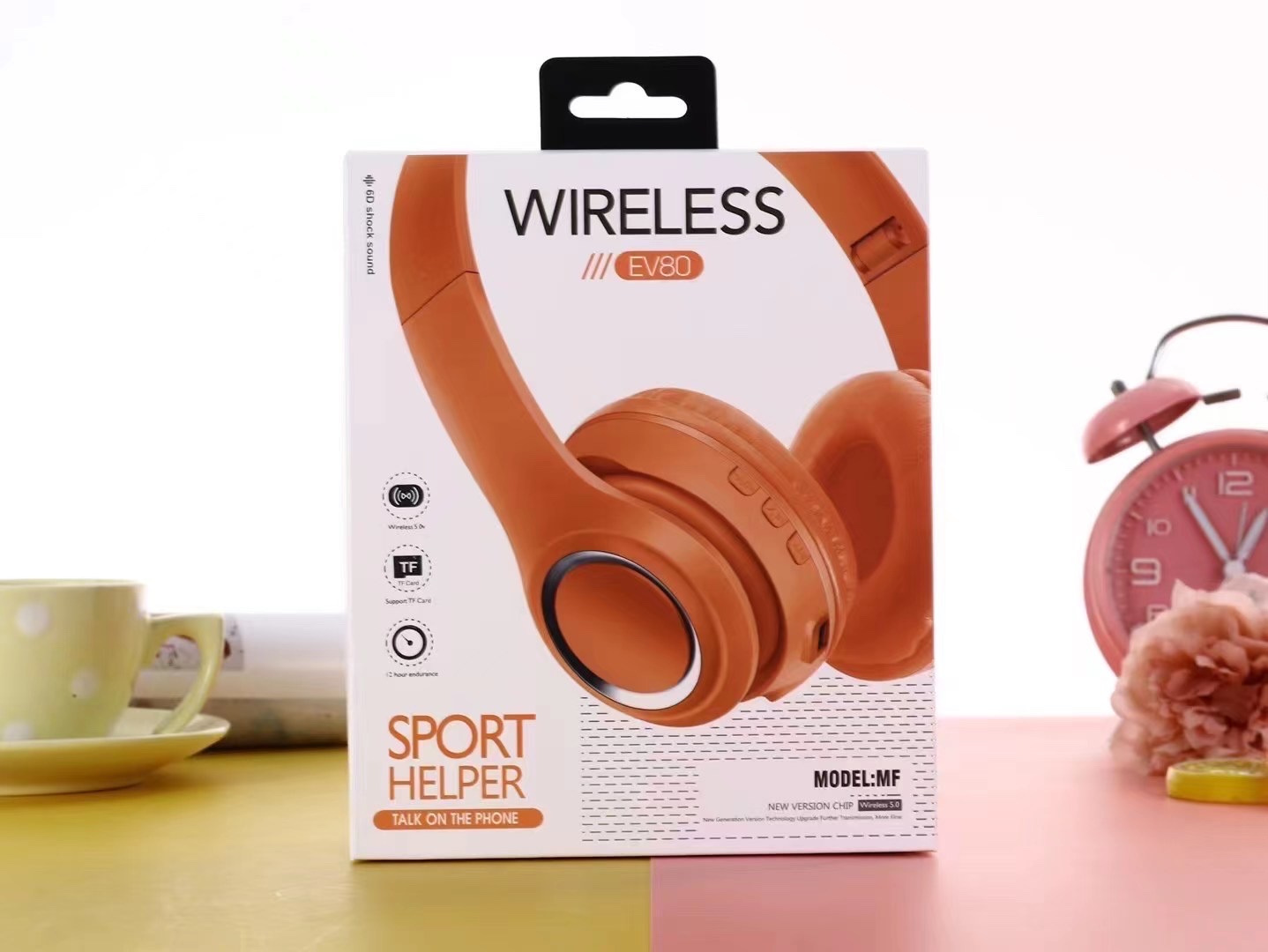 EV80 Bluetooth headphones, wireless headphones detail image 7
