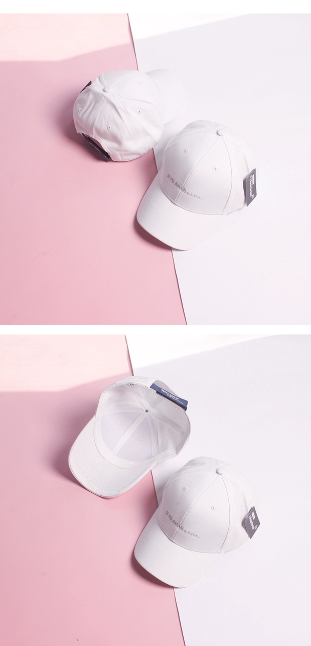 Korean version of "uncle" pure cotton letter baseball cap, male and female student couple curved brim sports cap, Korean version of versatile baseball cap, sun hat detail image 5
