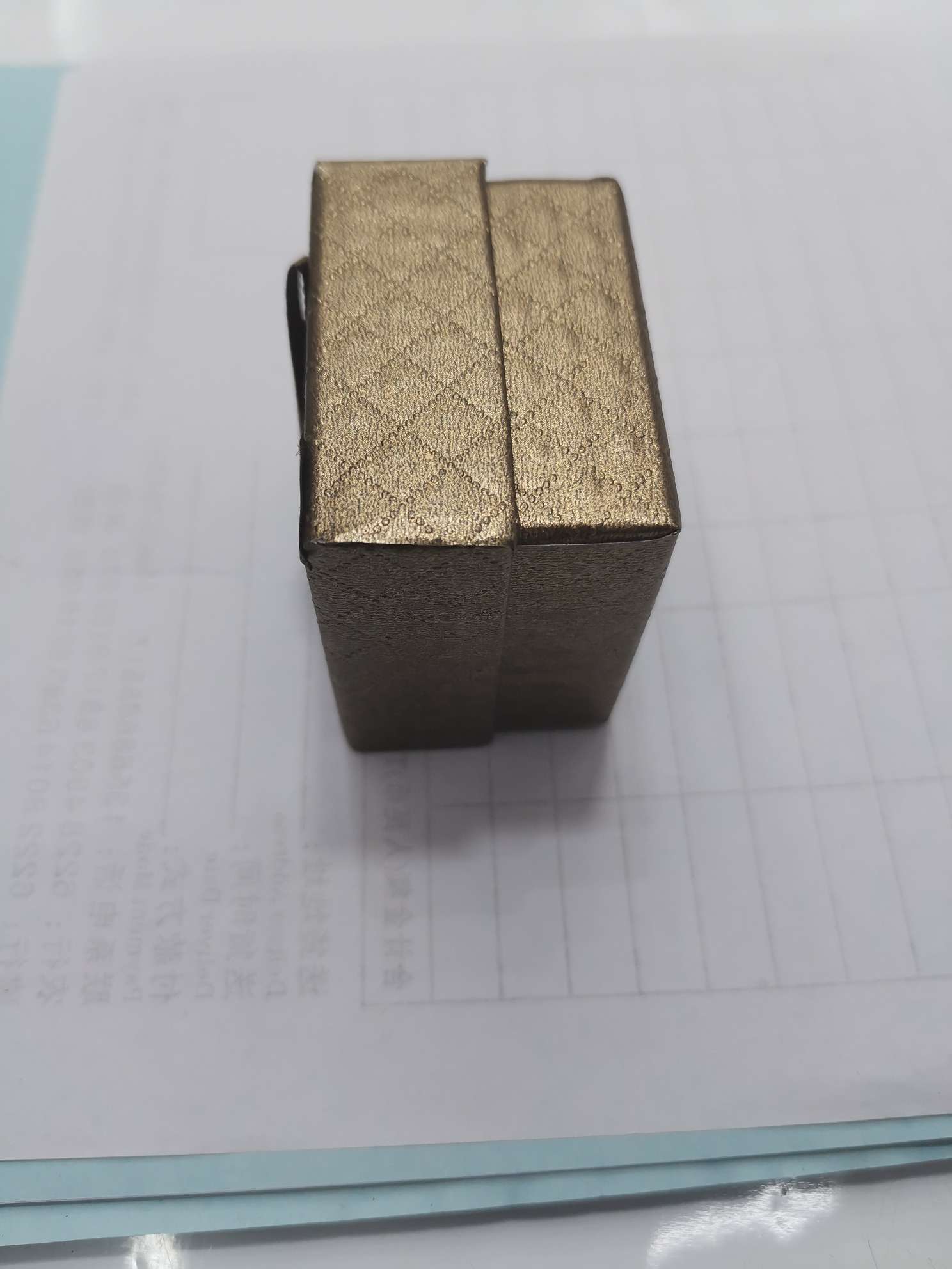 蝴蝶结戒指盒61白底实物图