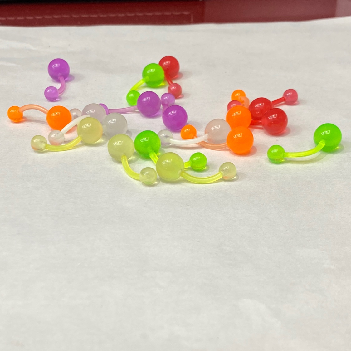 新款穿刺饰品潮流气质畅销款亚克力软肚脐钉饰品