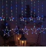 Five large and five small five-pointed star colors