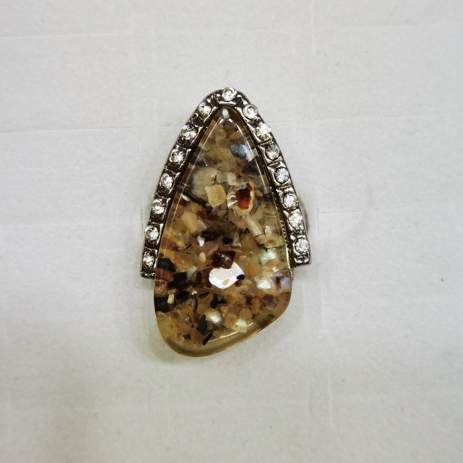 2021 European and American popular jewelry, fashion rings, rhinestone rings, cartoon rings 2 thumbnail
