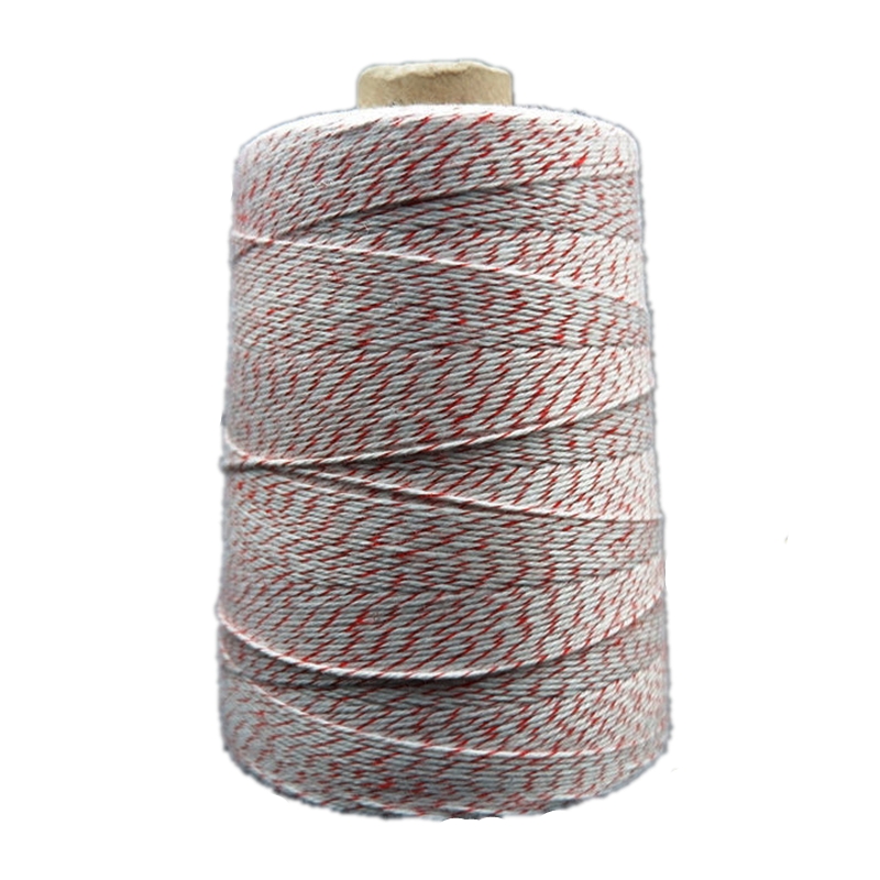 Wrapping zongzi line special binding sausage rope bundle Zongzi line 1 mm double color line polyester cotton line red green white red rope 1