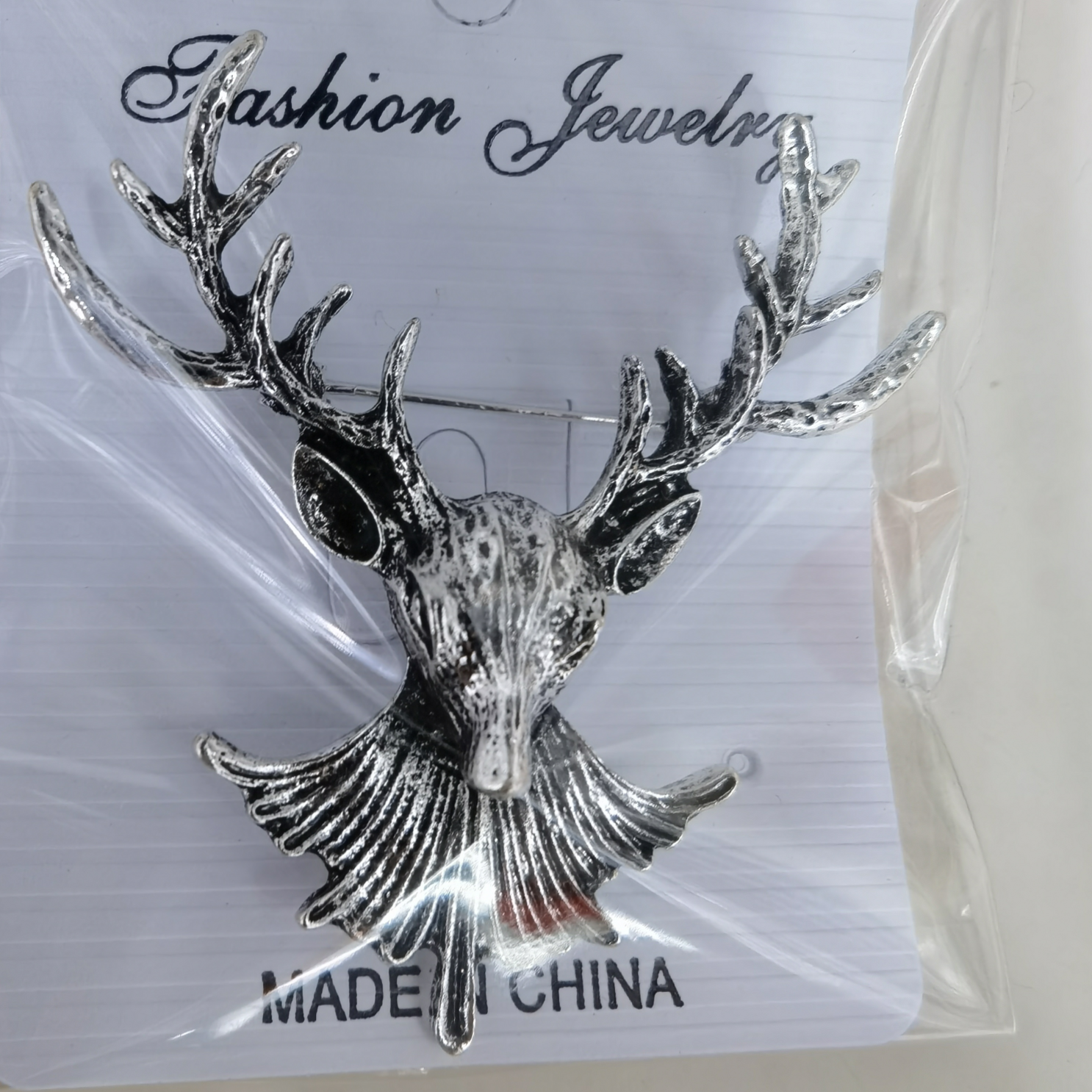 复古鹿头欧美男士西装配饰