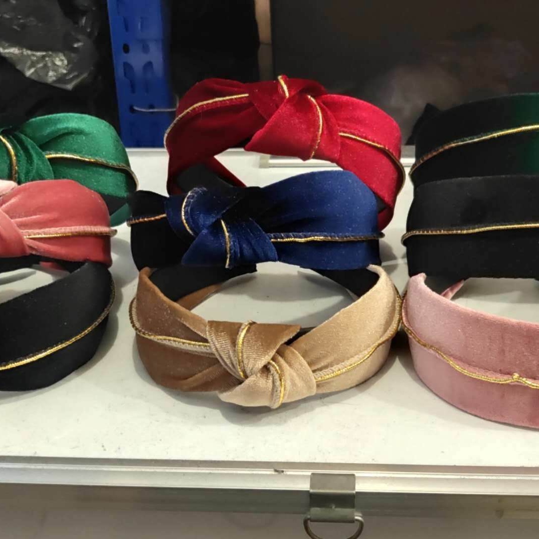 Knotted sunflower fashion trend ladies' hair band headband, versatile hair accessory, hair accessory, Lu Jie accessory a1