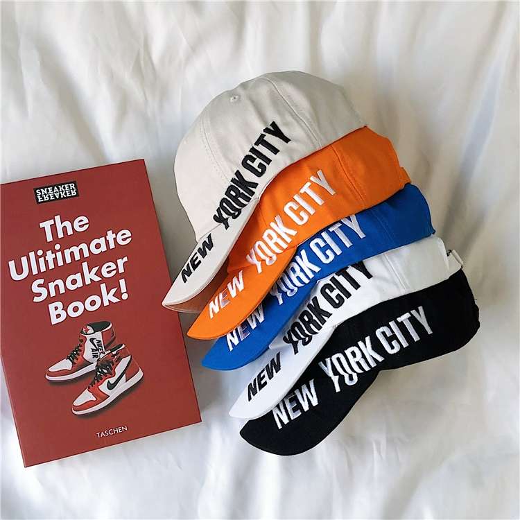 Men's caps, baseball caps, fisherman caps, Korean style, trendy and versatile, hip-hop autumn and winter washed, baseball caps, women's embroidered letters Item Picture
