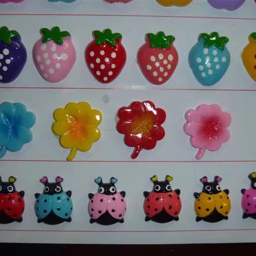 Refrigerator sticker resin series mixed 24