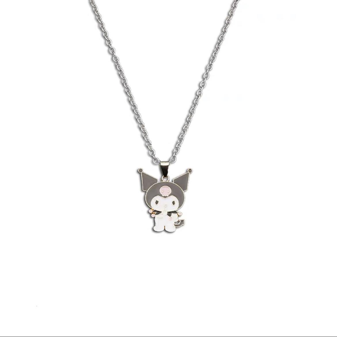 Cartoon cute little man necklace