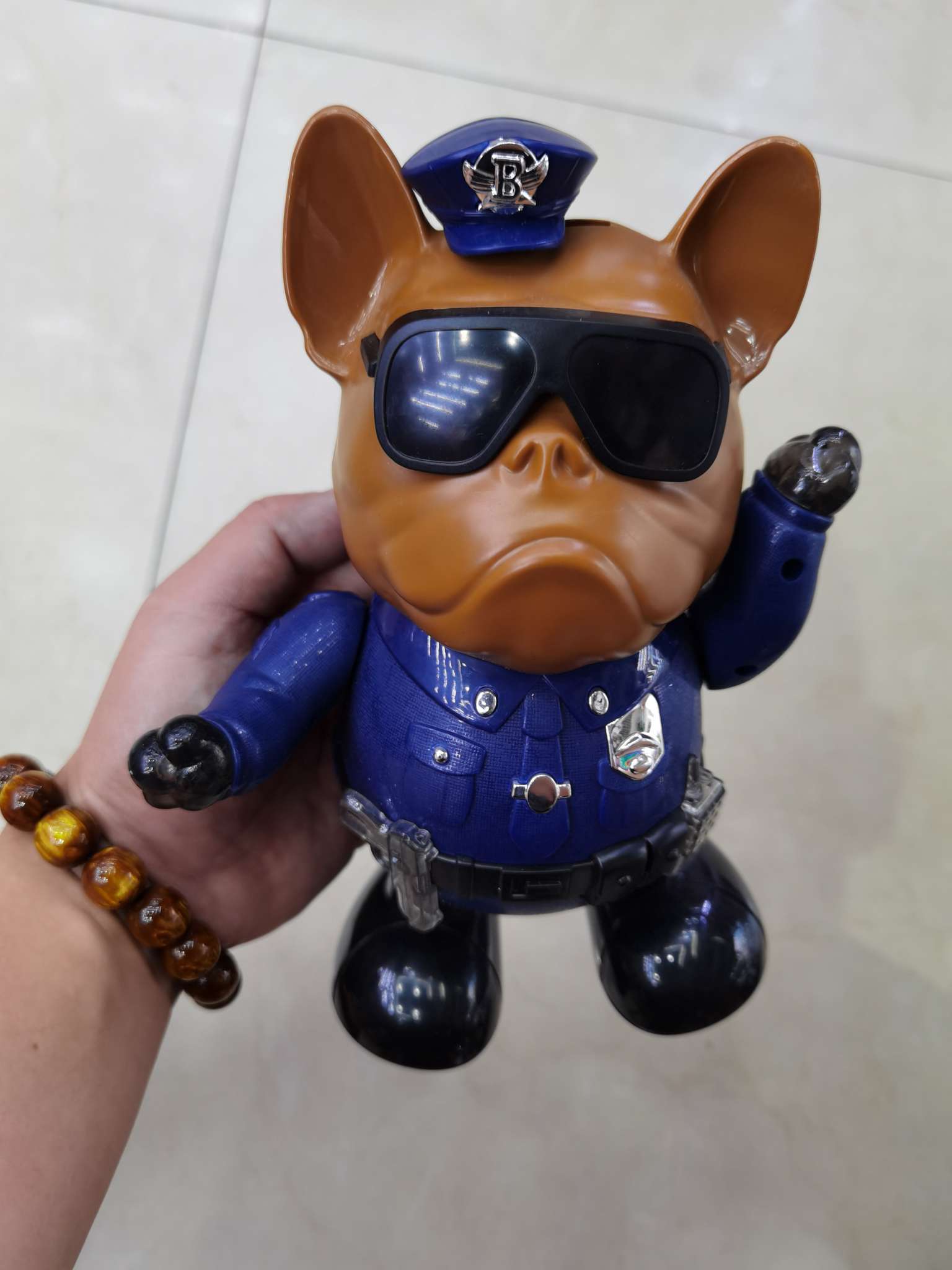 Dog police dancing robot details Picture
