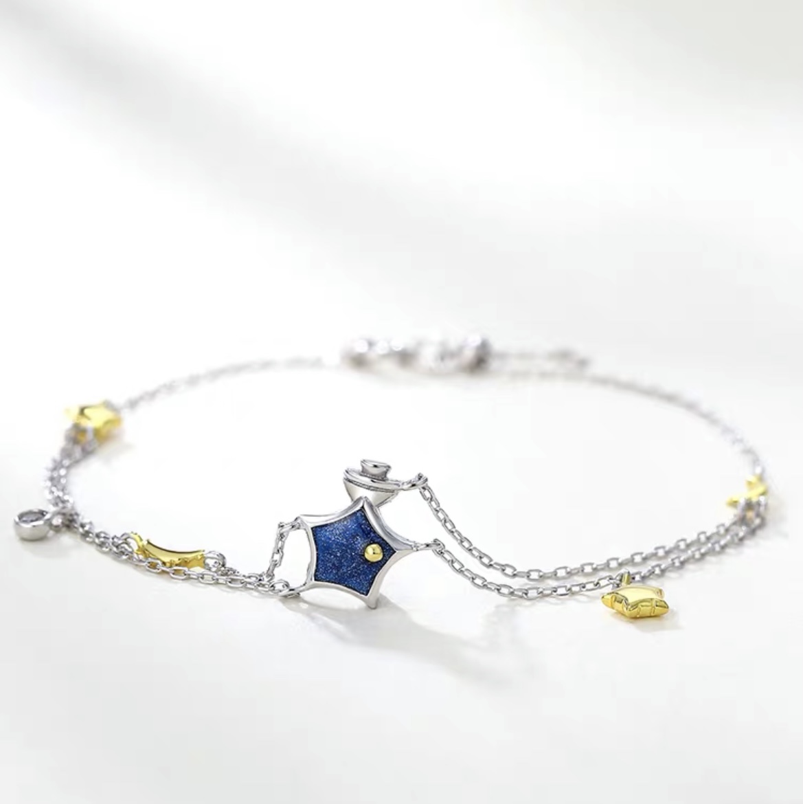 A wishing bottle bracelet