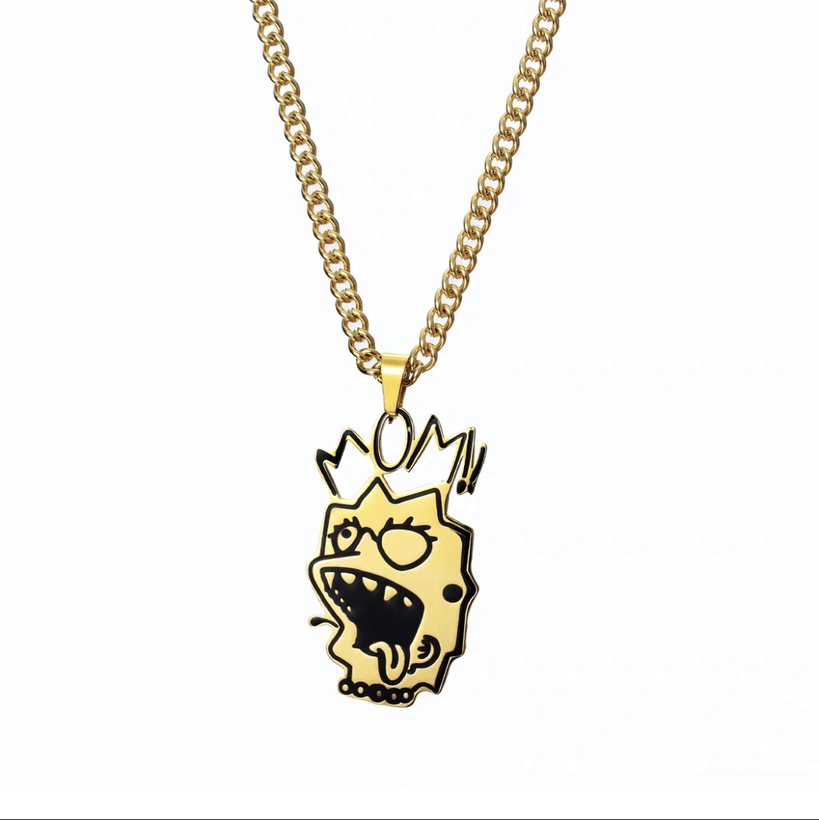 Funny emoji necklace