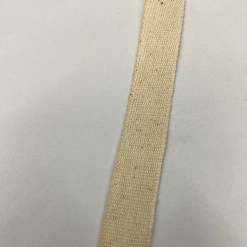 1.5cm cotton white thickened webbing 33#