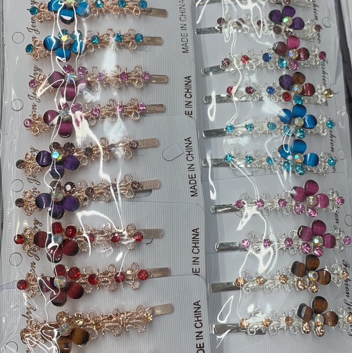 Colored stone drill edge clip